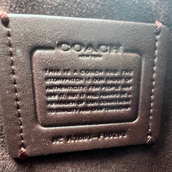 Coach Zoe Chalk Exotic Snakeskin Trim Top Handle Satchel Bag F68293 Zoe - Picture 9 of 15